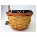 Longaberger Small pumpkin with liner and