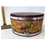 Longaberger Christmas drum with liner protector
