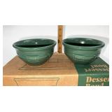 Longaberger USA NIB ivy Dessert bowls