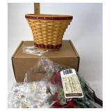Longaberger Miniature geranium with liner
