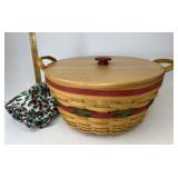 Longaberger Hostess pinecone with liner protector