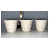 Longaberger USA ivory votive cups