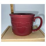 Longaberger NIB Paprika souper mug