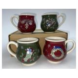 Longaberger NIB All the trimmings mugs