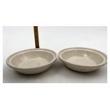 Longaberger Ivory 6 inch pie plates