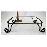 Longaberger Wrought iron rectangular pedestal