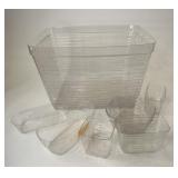 Longaberger Lg picnic Salt/pepper ambrosia 7 inch
