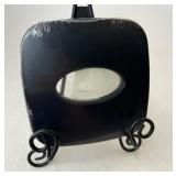 Longaberger Black tall tissue lid