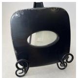 Longaberger Black tall tissue lid