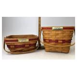Longaberger Bayberry and cranberry