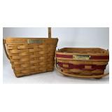 Longaberger Dresden with Protector and Bayberry