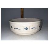 Longaberger USA blue Stackable cereal bowl