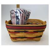 Longaberger All American patriot with divided