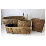 Longaberger Vintage baskets large gathering has