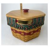 Longaberger Snowflake with Liner Protector and
