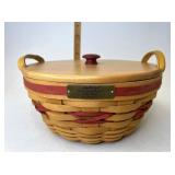 Longaberger Popcorn with Protector and lid