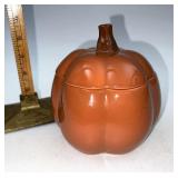 Longaberger Pumpkin candle crock