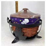 Longaberger Small cauldron with liner protector