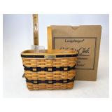 Longaberger JW miniature bread & milk with liner