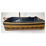 Longaberger CC Serving tray with liner and