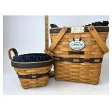 Longaberger CC With Liners and Protectors