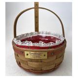Longaberger Cookie With Liner and Protector