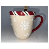 Longaberger Snowflake jumbo mug