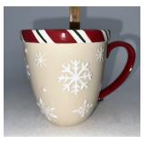 Longaberger Snowflake jumbo mug