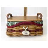 Longaberger Treats with liner protector lid and
