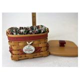 Longaberger Let it Snow with liner protector