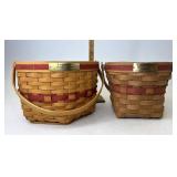 Longaberger Poinsettia with protector and