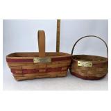 Longaberger Gingerbread & cookie baskets