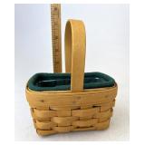Longaberger Salt and pepper with liner and