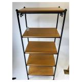 Longaberger Five tier wrought iron shelf with