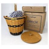 Longaberger JW miniature bankers waste with a