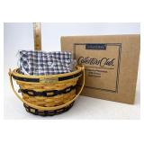 Longaberger JW miniature apple with Liner and