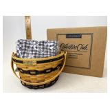 Longaberger JW miniature apple with liner and