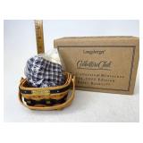 Longaberger JW miniature Berry with liner and