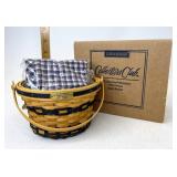 Longaberger JW miniature apple with liner &