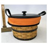 Longaberger Small bushel with liner protector lid