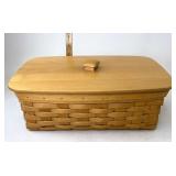 Longaberger Vanity with Protector and lid