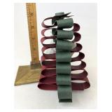 Longaberger Green and red ribbon tree
