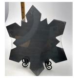 Longaberger Woodcraft pewter snowflake charger