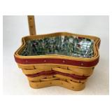 Longaberger Little star with liner and Protector