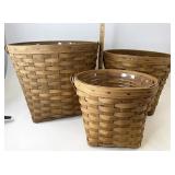 Longaberger Vintage measuring large and small
