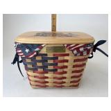 Longaberger 20th century basket with liner