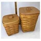 Longaberger Small and large spoon with protectors