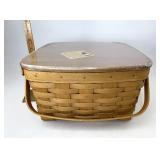 Longaberger Cake with protector riser and lid