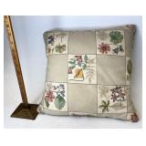 Longaberger Botanical fields throw pillow