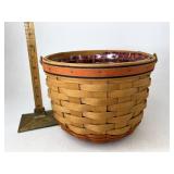 Longaberger Pumpkin with liner and Protector